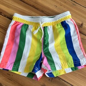 Janie and Jack Striped Swim Shorts